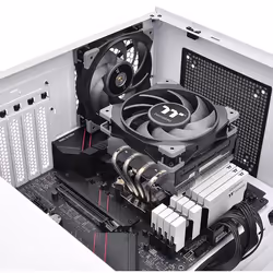 Thermaltake Toughair 110 Processore Refrigeratore 12 cm Nero, Argento - Vista aggiuntiva 6