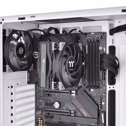 Thermaltake Toughair 310 Processore Refrigeratore 12 cm Nero, Argento - Vista aggiuntiva 6