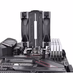 Thermaltake Toughair 510 Processore Refrigeratore 12 cm Nero - Vista aggiuntiva 5