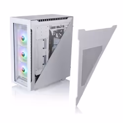 Thermaltake Divider 500 TG Snow ARGB Midi Tower Bianco - Vista aggiuntiva 4