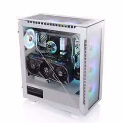 Thermaltake Divider 500 TG Snow ARGB Midi Tower Bianco - Vista aggiuntiva 5