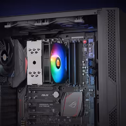 Thermaltake UX 210 ARGB Processore Refrigeratore 12 cm Nero, Bianco - Vista aggiuntiva 6