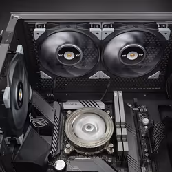 Thermaltake TOUGHFAN 12 Case per computer Ventilatore 12 cm Nero, Grigio 1 pz - Vista aggiuntiva 4