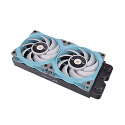 Thermaltake Toughfan 12 Turquoise High Static Pressure Radiator Fan Universale Ventilatore 12 cm Blu 1 pz - Vista aggiuntiva 4