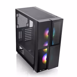 Thermaltake Versa T26 TG ARGB Midi Tower Nero - Vista aggiuntiva 5