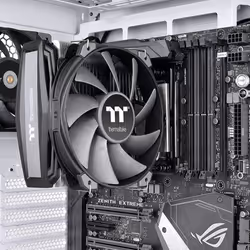 Thermaltake TOUGHAIR TRX40 Processore Raffreddatore d'aria 14 cm Alluminio, Nero 1 pz - Vista aggiuntiva 5