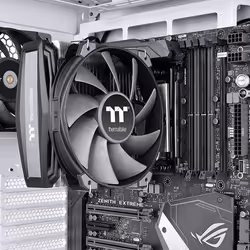 Thermaltake TOUGHAIR TRX40 Processore Raffreddatore d'aria 14 cm Alluminio, Nero 1 pz - Vista aggiuntiva 6