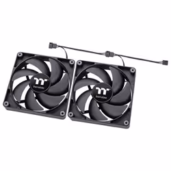 Thermaltake TT CT120 PC Case per computer Ventilatore Nero 2 pz - Vista aggiuntiva 4