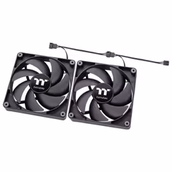Thermaltake CT140 PC Cooling Fan Case per computer Raffreddatore d'aria 14 cm Nero 3 pz - Vista aggiuntiva 4