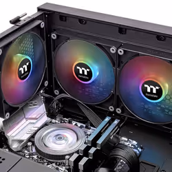 Thermaltake TT CT140 ARGB Sync PC Case per computer Ventilatore Nero 2 pz - Vista aggiuntiva 4