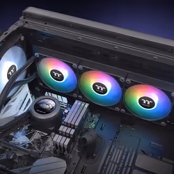 Thermaltake TH360 V2 Ultra Processore Raffreddatore di liquidi tutto in uno 12 cm Nero - Vista aggiuntiva 6