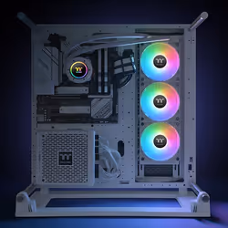 Thermaltake TH360 V2 ARGB Processore Kit di raffreddamento a liquido 36 cm Bianco 1 pz - Vista aggiuntiva 7