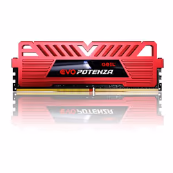 Geil 16GB DDR4 2400MHz, 16 GB, 4 x 4 GB, DDR4, 2400 MHz, Rosso