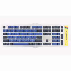 Ducky Horizon, Coperchio per tastiera, Polibutilene Tereftalato (PBT), Nero, Blu