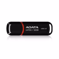 ADATA 32GB DashDrive UV150, 32 GB, USB tipo A, 3.2 Gen 1 (3.1 Gen 1), Cuffia, 9 g, Nero