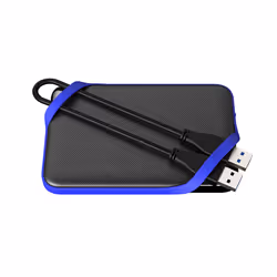Silicon Power A62 disco rigido esterno 1 TB USB tipo A 3.2 Gen 1 (3.1 Gen 1) Nero, Blu - Vista aggiuntiva 4