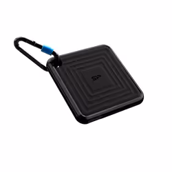 Silicon Power PC60 Portable SSD, 1 TB, Da USB tipo A a USB tipo C, 3.2 Gen 1 (3.1 Gen 1), 540 MB/s, Nero