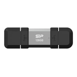 Silicon Power SP128GBUC3C51V1S unità flash USB 128 GB USB Type-A / USB Type-C 3.2 Gen 1 (3.1 Gen 1) Nero, Argento