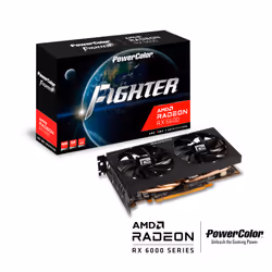 PowerColor AXRX 6600 8GBD6-3DH scheda video Radeon RX 6600 8 GB GDDR6 - Vista aggiuntiva 6