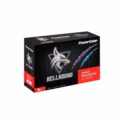 PowerColor Hellhound RX 7600 8G-L/OC Radeon RX 7600 8 GB GDDR6 - Vista aggiuntiva 5