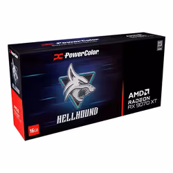 PowerColor Hellhound Radeon RX 9070 XT AMD 16 GB GDDR6 - Vista aggiuntiva 7