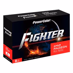 PowerColor Fighter RX 7600 AMD Radeon RX 7600 8 GB GDDR6 - Vista aggiuntiva 2