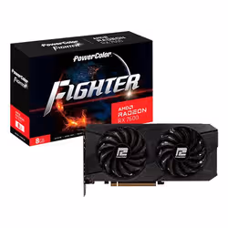 PowerColor Fighter RX 7600 AMD Radeon RX 7600 8 GB GDDR6 - Vista aggiuntiva 3