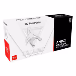 PowerColor Hellhound Radeon RX 9070 XT Spectral White AMD 16 GB GDDR6 - Vista aggiuntiva 6