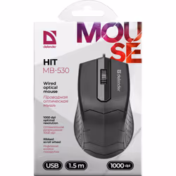 Defender HIT MB-530 mouse Ufficio Ambidestro USB tipo A Ottico 1000 DPI - Vista aggiuntiva 7