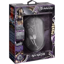 Defender SIN'SISTER GM-933 mouse Gaming Mano destra USB tipo A Ottico 7200 DPI - Vista aggiuntiva 7