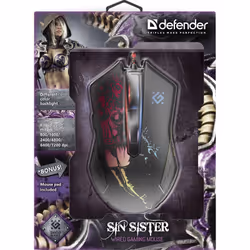 Defender SIN'SISTER GM-933 mouse Gaming Mano destra USB tipo A Ottico 7200 DPI - Vista aggiuntiva 8