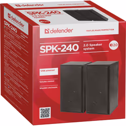 Defender SPK-240 Nero Cablato 6 W - Vista aggiuntiva 6