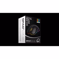 QPAD DX-80 mouse Gaming Ambidestro USB tipo A Opto-meccanico 8000 DPI - Vista aggiuntiva 4