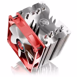 RAIJINTEK Themis Evo Processore Refrigeratore 12 cm Metallico, Rosso, Bianco - Vista aggiuntiva 6