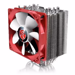 RAIJINTEK Themis Evo Processore Refrigeratore 12 cm Metallico, Rosso, Bianco - Vista aggiuntiva 7