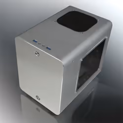 RAIJINTEK Metis Plus Micro Tower Argento - Vista aggiuntiva 5