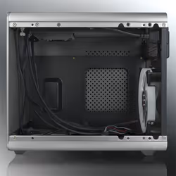 RAIJINTEK Metis Plus Micro Tower Argento - Vista aggiuntiva 7