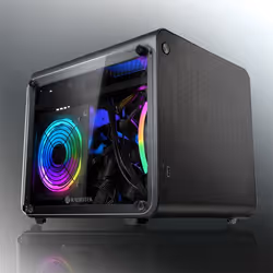RAIJINTEK METIS EVO TGS Mini Tower Nero - Vista aggiuntiva 3