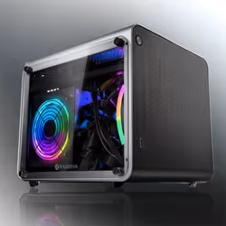 RAIJINTEK METIS EVO TGS Mini Tower Argento - Vista aggiuntiva 3