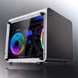 RAIJINTEK METIS EVO TGS Mini Tower Bianco - Vista aggiuntiva 3