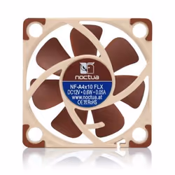 Noctua NF-A4X10-FLX sistema di raffreddamento per computer Case per computer Ventilatore 4 cm Beige, Marrone 1 pz - Vista aggiuntiva 4