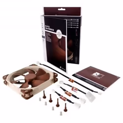 Noctua NOC-NF-A14-FLX Case per computer Ventilatore 14 cm Beige, Marrone - Vista aggiuntiva 4