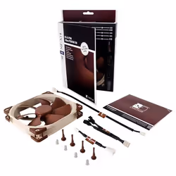 Noctua NF-A14 PWM Case per computer Ventilatore 14 cm Marrone - Vista aggiuntiva 5