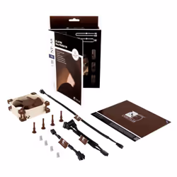 Noctua NF-A8 PWM sistema di raffreddamento per computer Case per computer Ventilatore 8 cm Beige, Marrone - Vista aggiuntiva 5