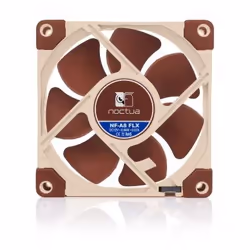 Noctua NOC-NF-A8-FLX Case per computer Ventilatore 8 cm Beige, Marrone 1 pz - Vista aggiuntiva 4