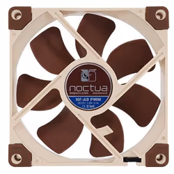Noctua NF-A9 PWM sistema di raffreddamento per computer Case per computer Ventilatore 9,2 cm Beige, Marrone - Vista aggiuntiva 4