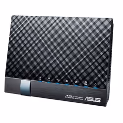 ASUS DSL-AC56U, Wi-Fi 5 (802.11ac), Dual-band (2.4 GHz/5 GHz), Collegamento ethernet LAN, 3G, Nero, Router da tavolo