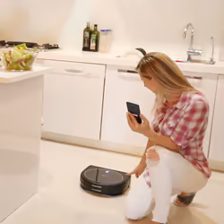 Hobot LEGEE-688 aspirapolvere robot 0,5 L Senza sacchetto Nero - Vista aggiuntiva 4