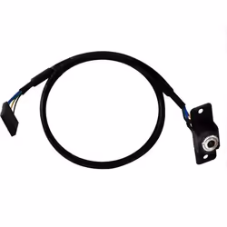 Asrock Rear Audio Cable, 3.5mm, Femmina, Maschio, Nero