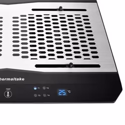 Thermaltake CL-N002-PL12BL-A base di raffreddamento per laptop 1300 Giri/min Alluminio, Nero - Vista aggiuntiva 8